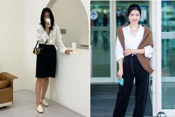 4 mỹ nhân Hàn trung thành với style tối giản, diện đồ đen trắng basic vẫn sang chảnh hết mức