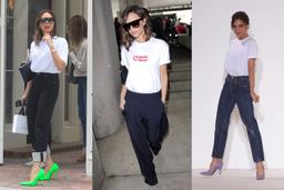 Victoria Beckham chỉ diện áo thun trắng mà vẫn đẹp "siêu cấp vô địch"