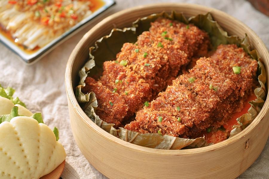 Cách làm thịt hấp thính gạo lạ miệng để đổi bữa cho cả gia đình