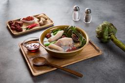 Cách nấu canh hoa atiso hầm giò heo Đà Lạt để đổi bữa cho cả nhà