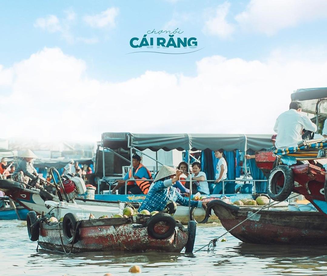 Vi vu chợ nổi Cái Răng - Trải nghiệm tuyệt vời ai cũng nên thử ở miền Tây