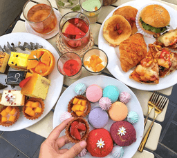 Buffet trà bánh sang chảnh giá 100 ngàn ở tiệm bánh nổi tiếng Hải Phòng