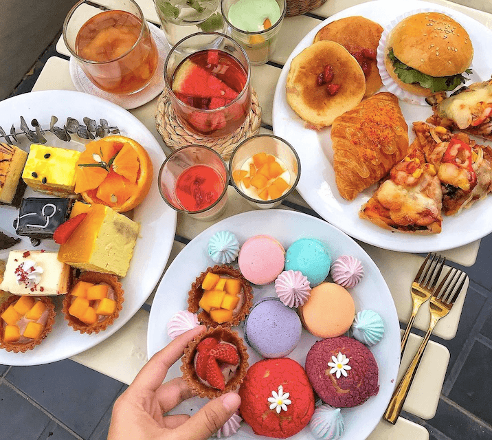 Buffet trà bánh sang chảnh giá 100 ngàn ở tiệm bánh nổi tiếng Hải Phòng