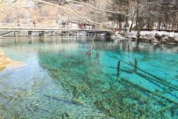 Ngắm Cửu Trại Câu - thiên đường nơi hạ giới khi băng tuyết phủ trắng xóa