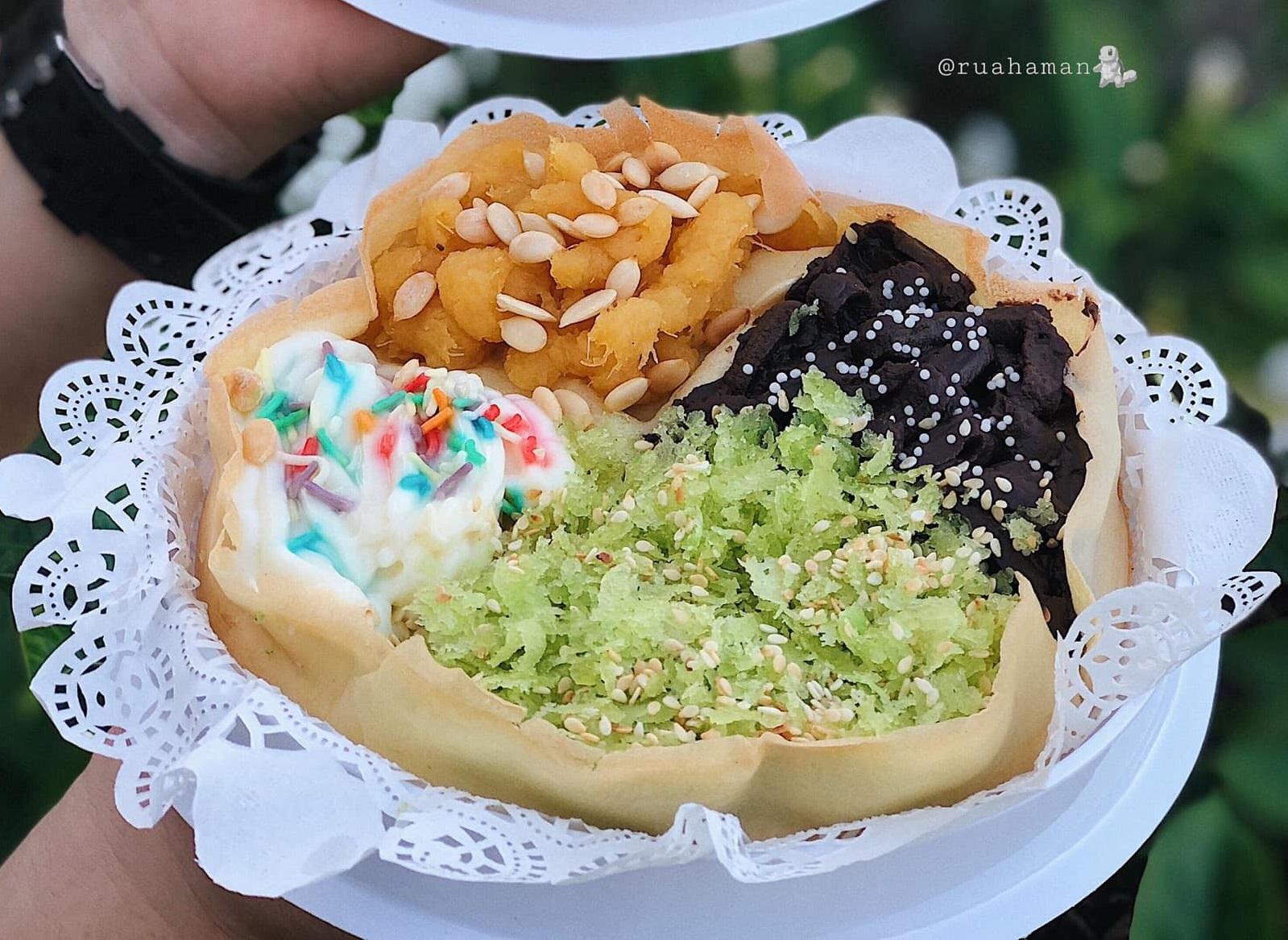 Bánh bò nướng tứ vị, biến tấu mới từ bánh bò khiến người Sài Gòn mê tít