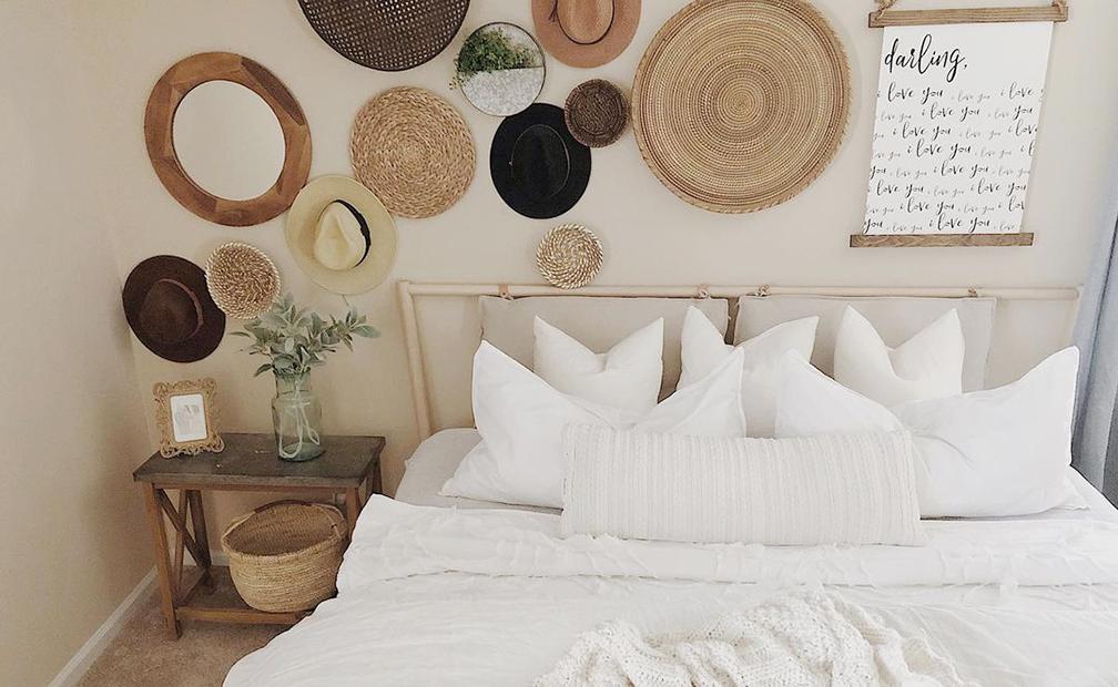 Dùng rổ rá tre trang trí tường, cách thổi vẻ đẹp mộc mạc, độc đáo cho nhà ở