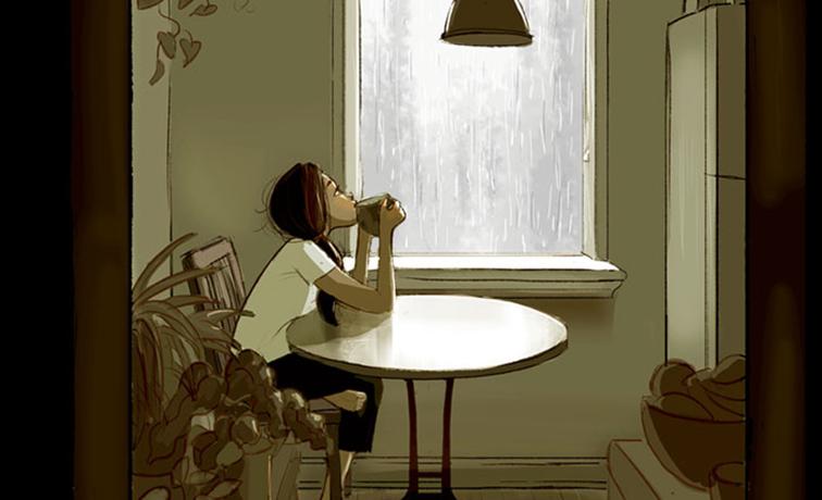 Làm người lớn là có những ngày rất cô đơn và chỉ cần yên tĩnh riêng mình