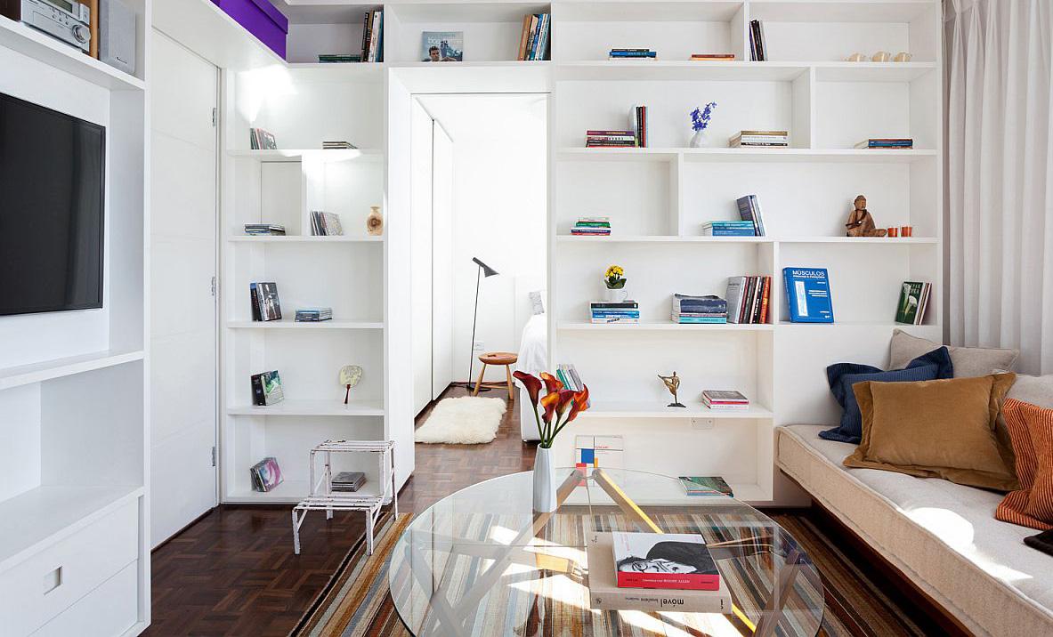 Học cách tối ưu không gian theo nhiều cách trong căn hộ 30m² có mọi thứ