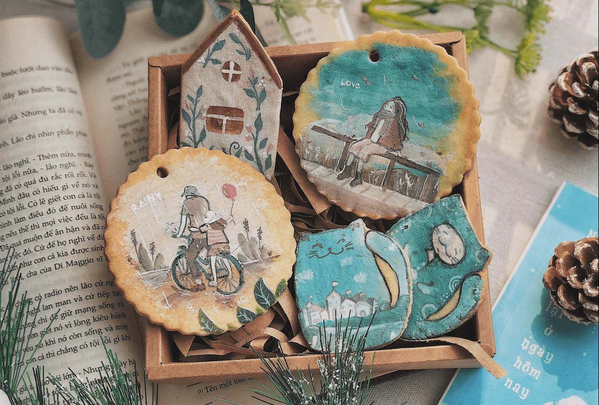 Cô gái 9X và hành trình vẽ những chiếc bánh quy đẹp đến chẳng ai nỡ ăn