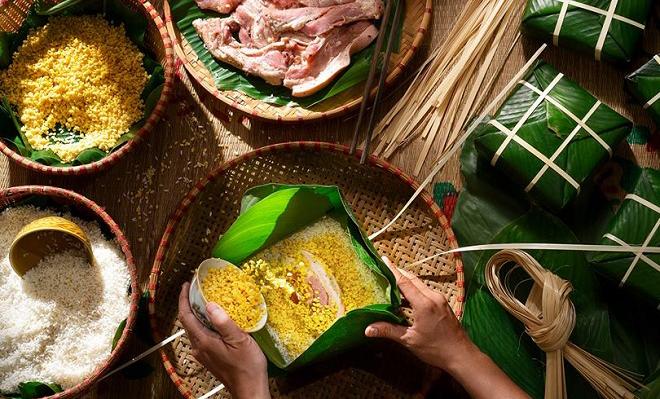 Cách gói bánh chưng bằng khuôn đẹp từ lần đầu tiên cho người mới bắt đầu