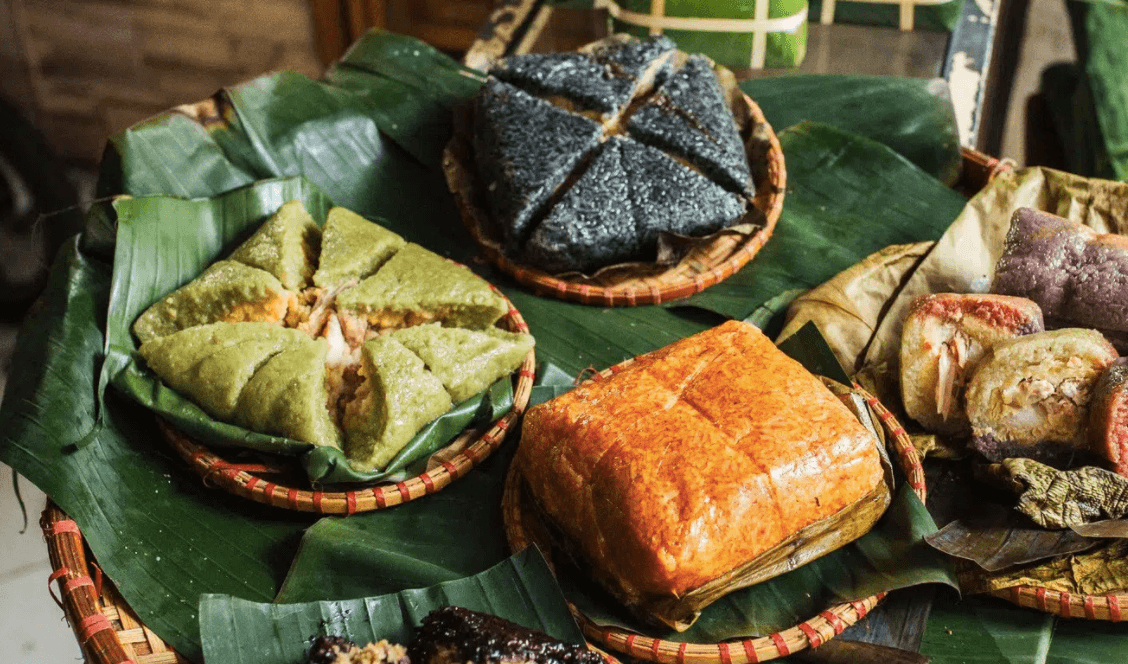 Muôn hình vạn biến tấu ngon, đẹp, lạ của bánh chưng truyền thống