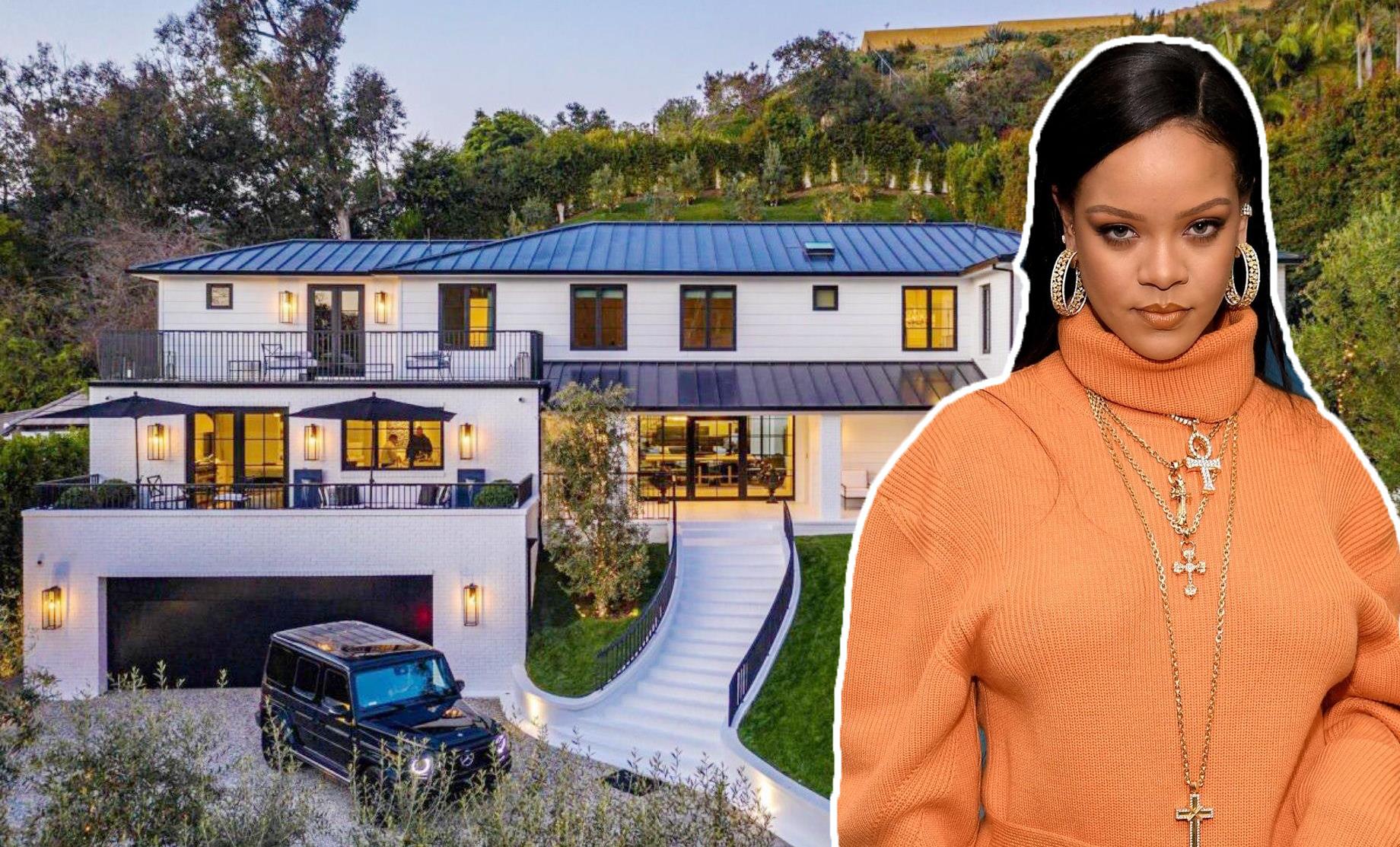 Căn biệt thự mới giá 318 tỉ đồng ở khu nhà giàu nước Mỹ của ca sĩ Rihanna