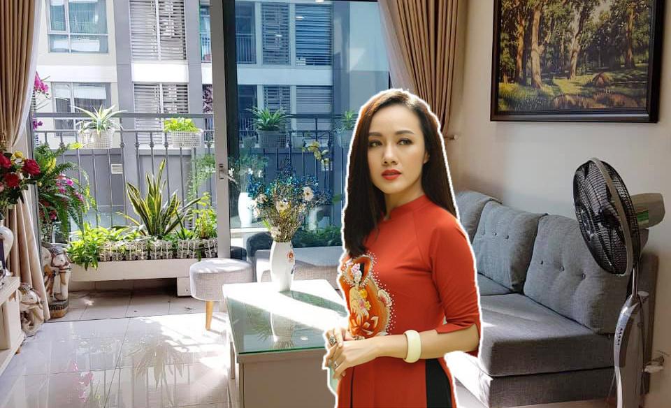 Căn hộ thanh lịch, ngập hoa lá và ánh nắng của BTV thời sự VTV Hoài Anh