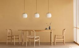 Ogi Lamp, mẫu đèn thả trần tuyệt đẹp lấy ý tưởng từ hình ảnh chiếc quạt giấy Trung Hoa