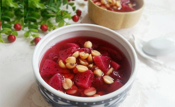 Giải nhiệt mùa hè cách chè hạt sen thanh long đỏ nhanh mà ngon