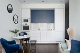 Phòng bếp nhỏ, phòng thay đồ lớn, mời bạn ghé thăm căn hộ 40m² của anh chàng độc thân sành điệu