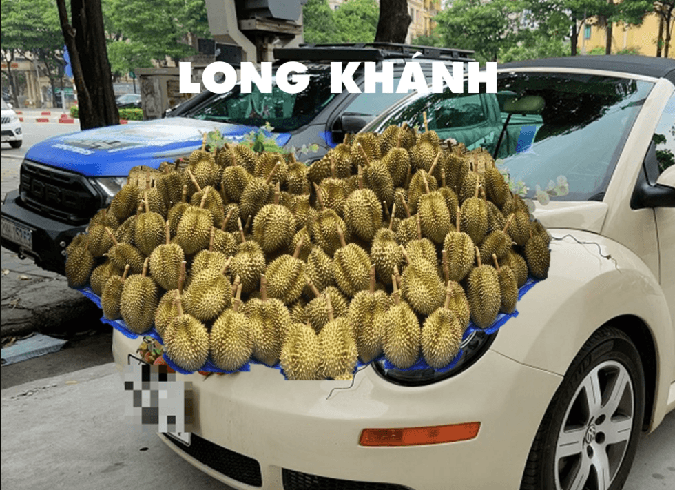 Xe rước dâu sẽ thế nào khi được trang trí bằng đặc sản vùng miền Việt Nam?