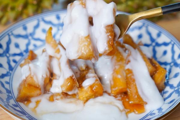 Cách làm cùi sầu riêng cốt dừa bùi thơm béo, tận dụng tối đa quả sầu