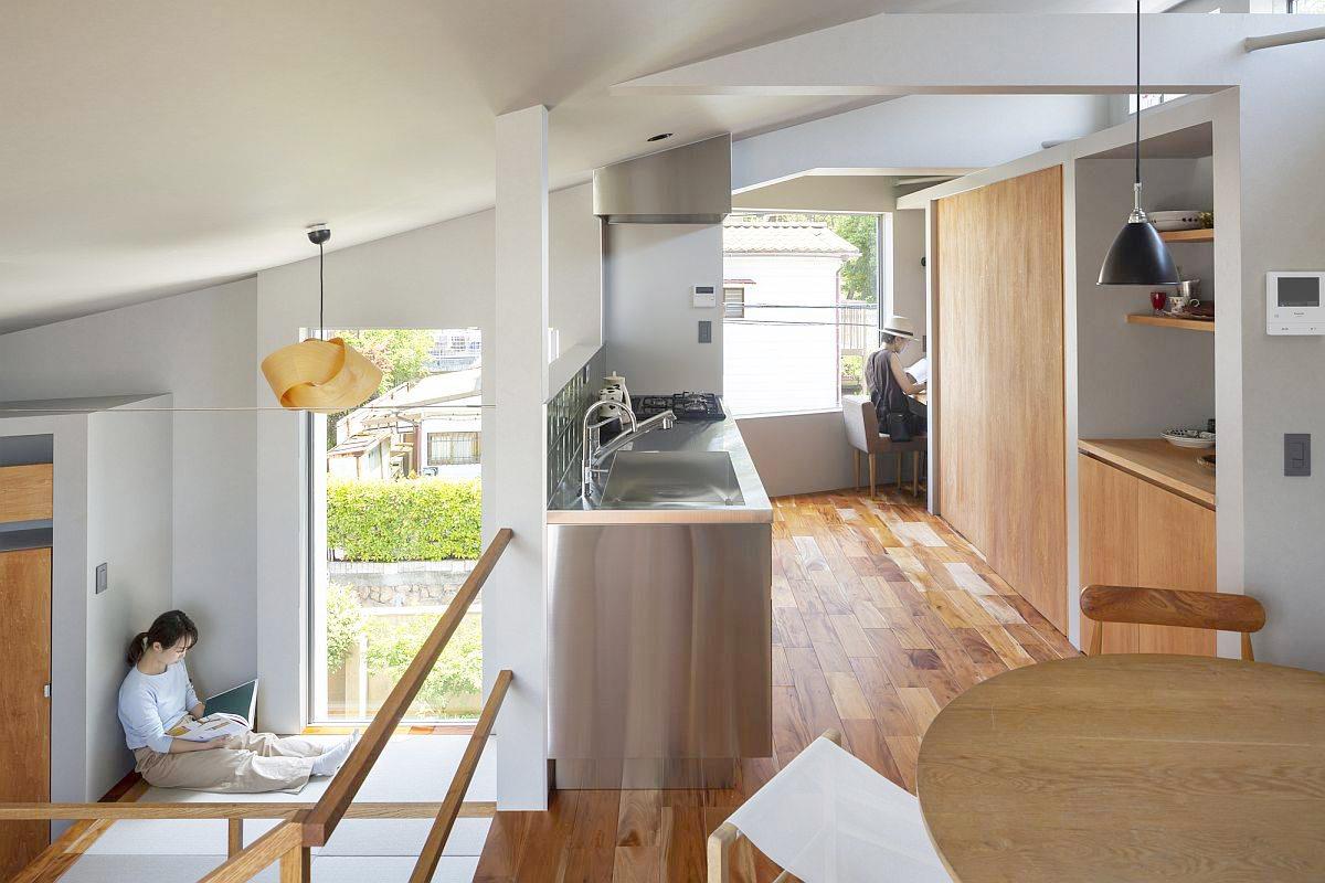 Ngôi nhà diện tích vỏn vẹn 40m² có đủ thứ nhờ thiết kế lệch tầng thông minh