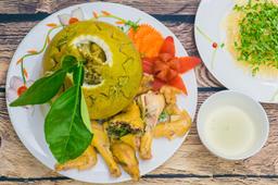 Về Đồng Nai nếm đặc sản gà hấp bưởi ngon phần vị, đẹp phần nhìn