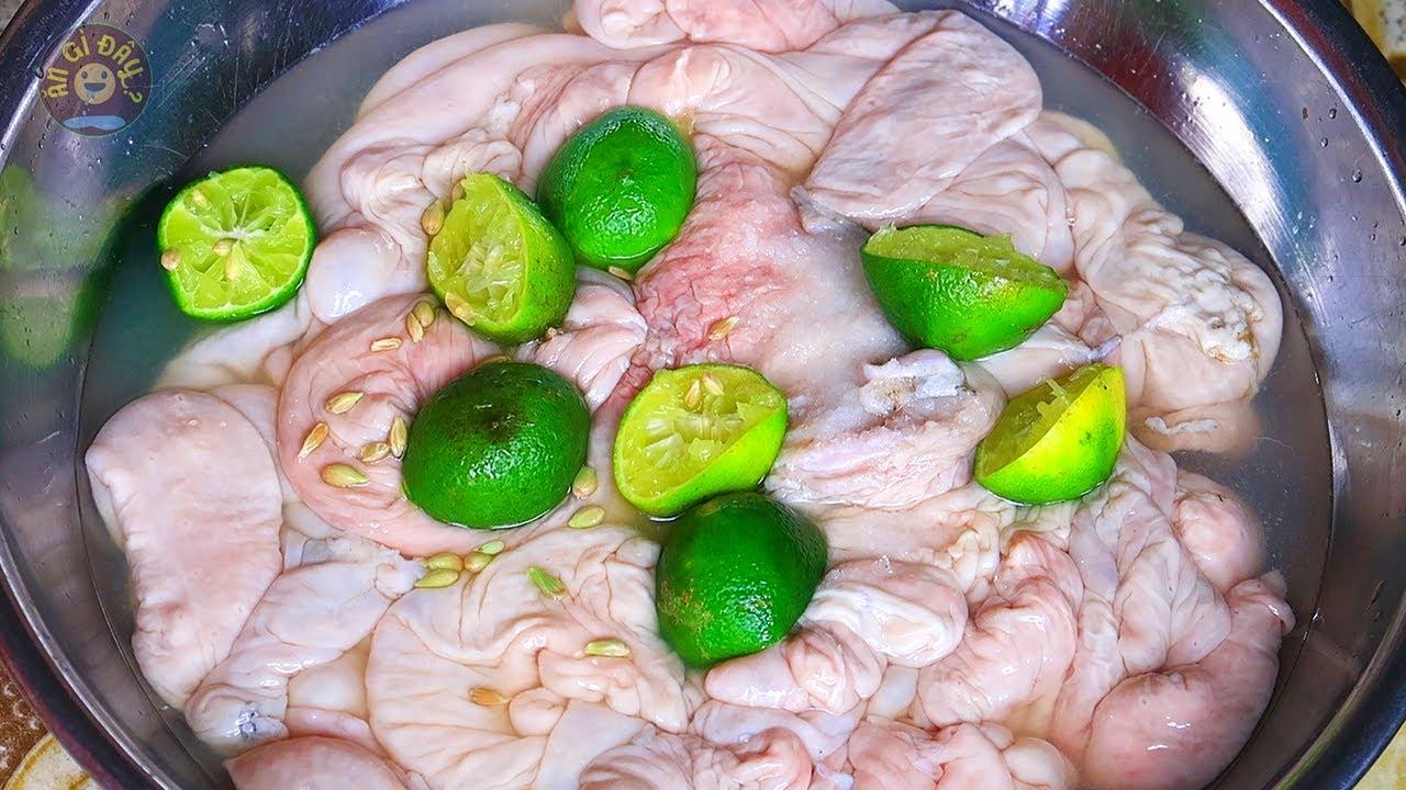 Cách làm sạch lòng heo hết hẳn mùi hôi nhanh chóng, đơn giản