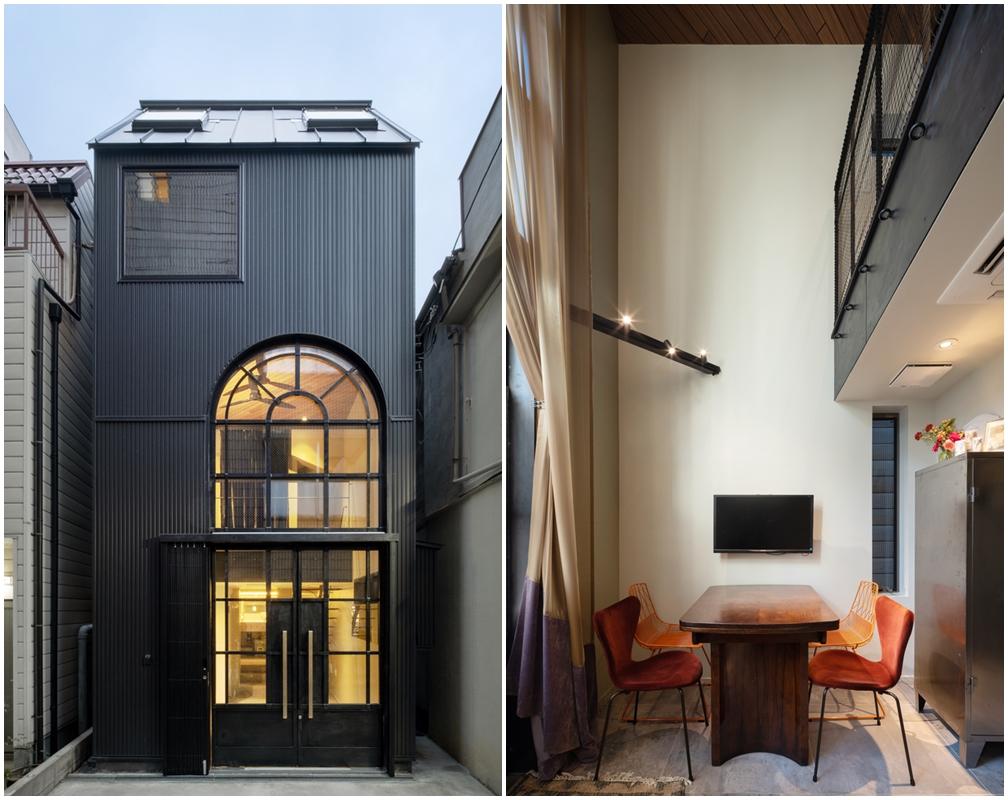 Ngôi nhà phố chỉ 21m² cá tính với mặt tiền đen nhưng bên trong tươi sáng, sống động