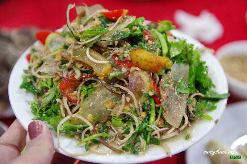 Nộm da trâu, đặc sản nghe tưởng dai hoá ra lại vô cùng ngon miệng của Sơn La