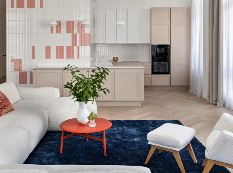 Căn hộ 200m² chuẩn nhà của người có gu, dùng màu pastel nhẹ nhàng nhưng không thiếu điểm nhấn
