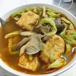 Cách làm bún mọc chay dọc mùng thanh đạm cực đơn giản mà ngon