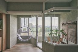 Căn hộ không ban công với thoáng và thư giãn nhờ thiết kế "nhà kính" đẹp mắt