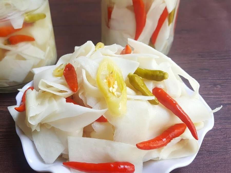 Cách làm măng ngâm mắm ớt giòn chua chua cay cay, ăn bún, ăn phở đều ngon gấp bội