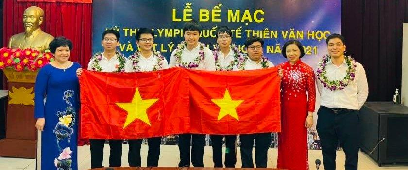 Việt Nam lập kỷ lục chưa từng có tại Kỳ thi Olympic về Thiên văn học và Vật lý Thiên văn