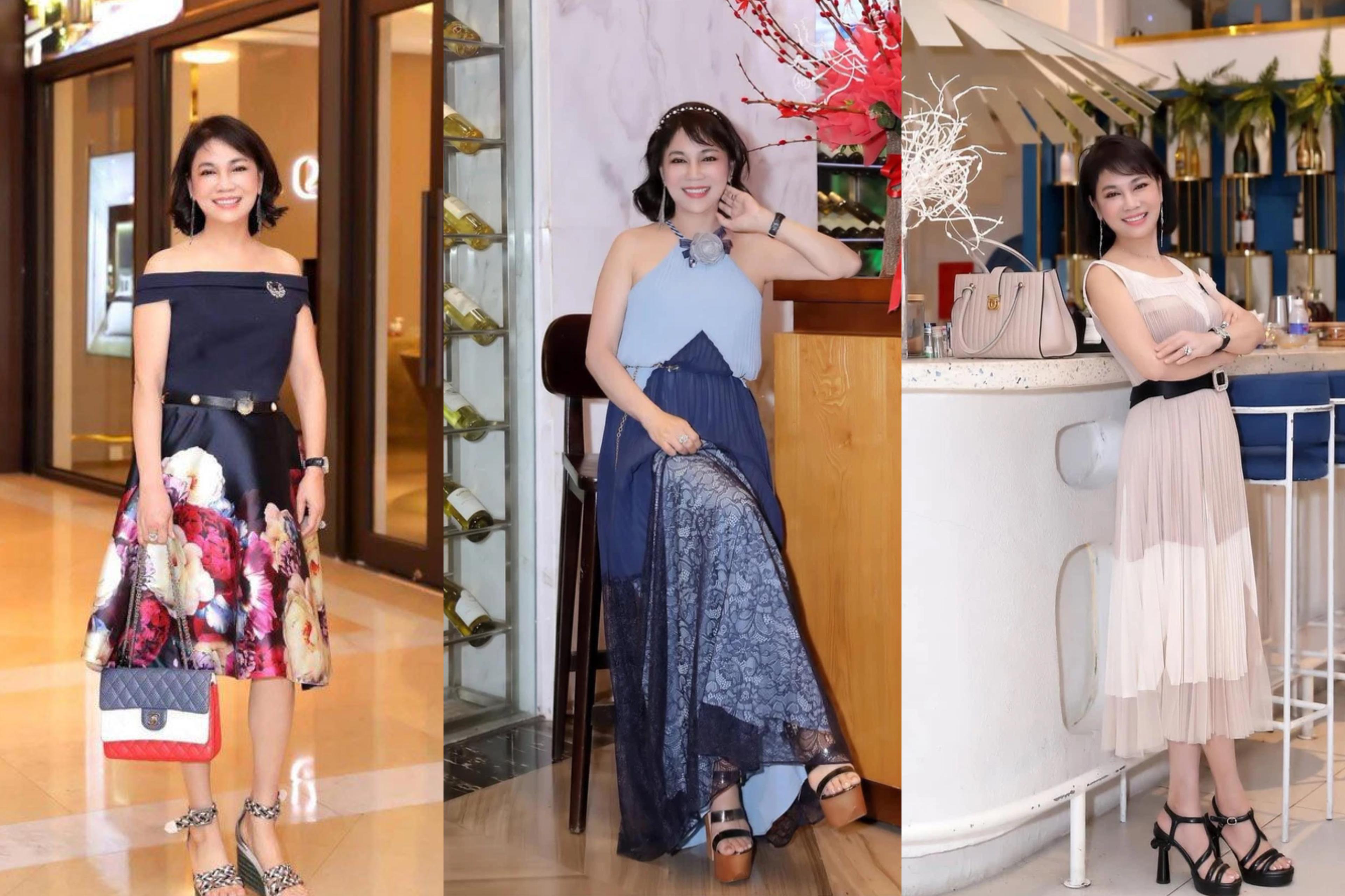 Đẳng cấp thời trang của mẹ chồng Diệp Lâm Anh: Xách túi hàng hiệu xịn hơn con dâu nổi tiếng