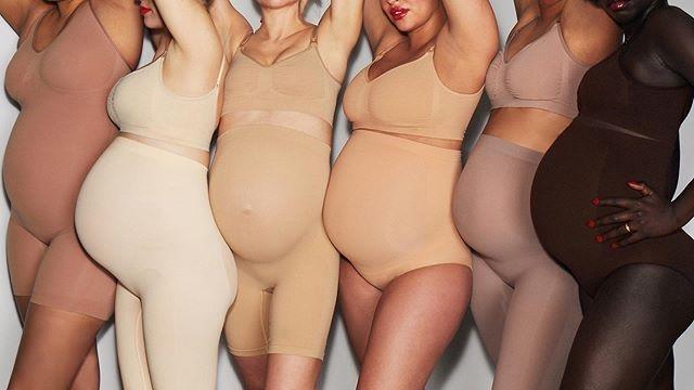 Đồ lót định hình vóc dáng cho bà bầu của Kim Kardashian gây tranh cãi