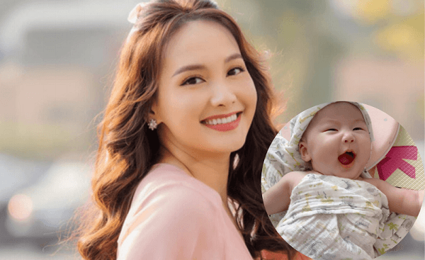Mới 2 tháng tuổi, con gái Bảo Thanh đã chiếm sóng của mẹ trên MXH