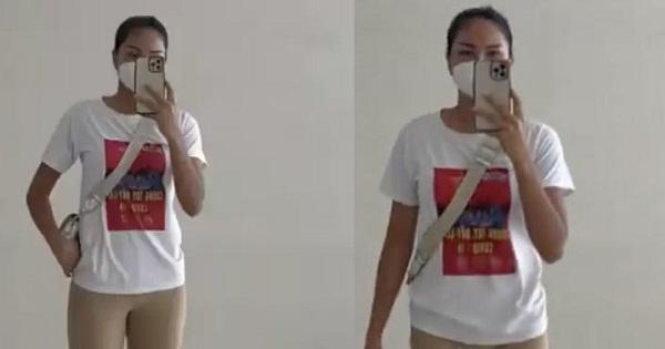 H'Hen Niê lên tiếng về chiếc quần "tàng hình" khi đi từ thiện