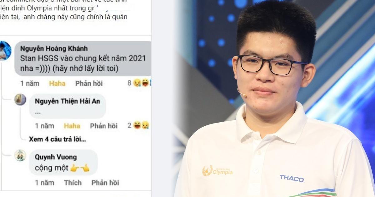 Quán Quân Olympia Hoàng Khánh thể hiện khả năng tiên tri khiến netizen ngỡ ngàng