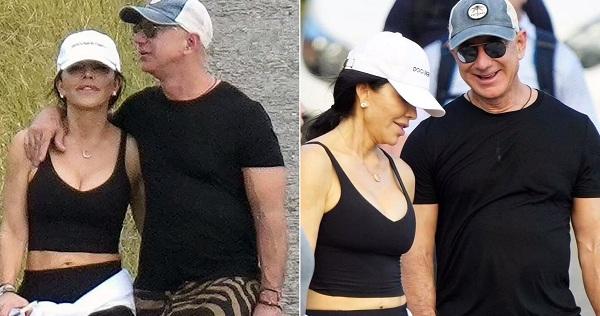 Tỷ phú Amazon và bạn gái 52 tuổi không rời nhau nửa bước như cặp đôi mới lớn trong chuyến du lịch