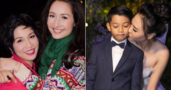 Chuyện "bánh đúc có xương" của Vbiz: Mỹ Linh đón con chồng về nuôi, Đàm Thu Trang yêu Subeo như con