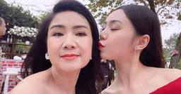 NSND Thu Hà U55 nhìn như chị em với Quỳnh Kool