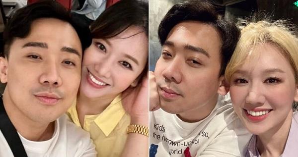 Hari Won chúc mừng sinh nhật Trấn Thành, tiện thể đưa chồng lên mây xanh