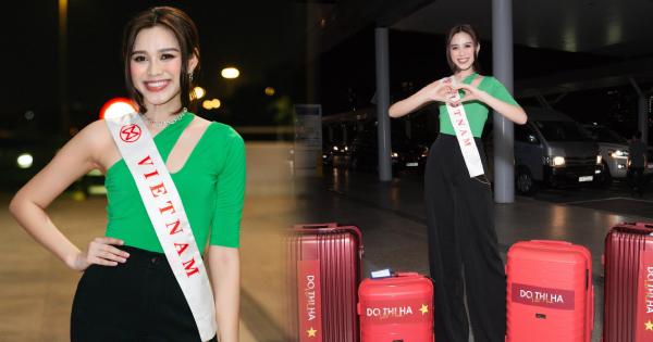 Đỗ Thị Hà lần thứ 2 lên đường chinh chiến Miss World 2021, màu áo ẩn chứa bất ngờ thú vị