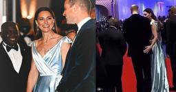 Hiếm hoi: Công nương Kate "bàn tay hư" trên vòng ba của Hoàng tử William