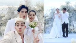 Danh tính người nhận được hoa cưới tại đám cưới Ngô Thanh Vân - Huy Trần