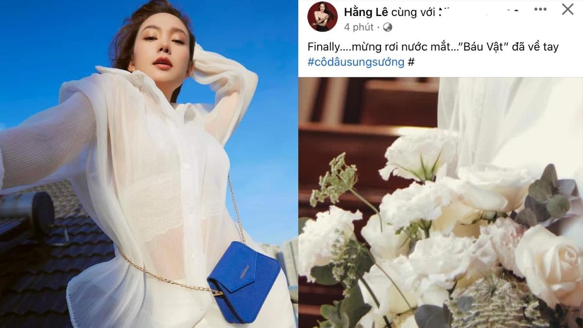 Minh Hằng vỡ òa khi nhận được món "báu vật" quý giá ngay sát thềm đám cưới