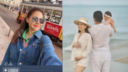 Phanh Lee cùng chồng đại gia vi vu trời Tây trước ngày lên chức mẹ lần 2