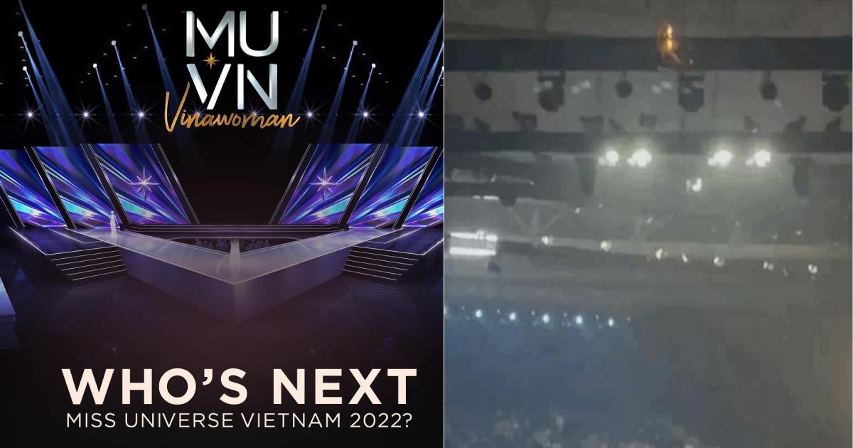 Chung kết Hoa hậu Hoàn vũ Việt Nam 2022 gặp sự cố chập cháy, liệu có bị trễ giờ dự kiến?