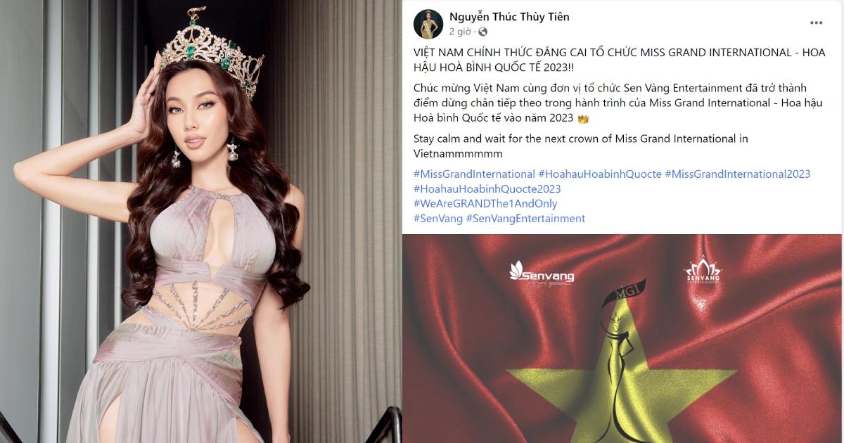 Việt Nam đăng cai Miss Grand International 2023