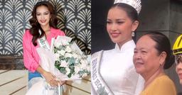 Mẹ Hoa hậu Ngọc Châu lại mặc áo cũ từ 6 năm trước đi sự kiện cùng con gái