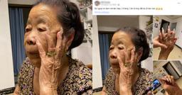 Nuông chiều sở thích của vợ, cụ ông 2 tháng 1 lần dẫn cụ bà đi làm nail